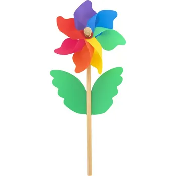 Zahradní dekorace Teddies Větrník barevný 38 cm