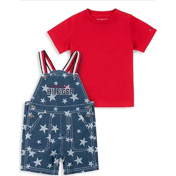 Kojenecká souprava Tommy Hilfiger polo tričko s kraťasy pro chlapečka Dustin 24 m