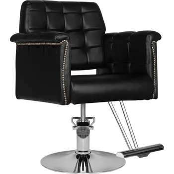Kadeřnické křeslo HAIR SYSTEM KADEŘNICKÉ KŘESLO HS48 ČERNÉ