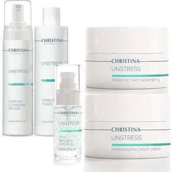 Kosmetická sada Christina Cosmeceuticals Sada pro suchou a/nebo citlivou pleť Typ sady: 4 přípravky bez zklidňujiícho séra