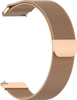 Řemínek na hodinky 4wrist Milánský tah 18 mm Rose Gold