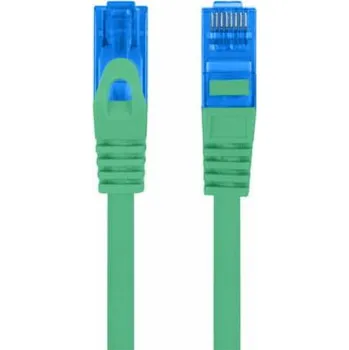 Síťový kabel LANBERG PATCHCORD S/FTP CAT.6A 0.5M GREEN LSZH