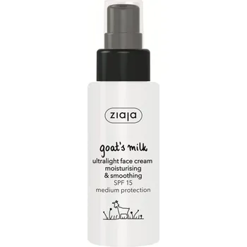 Pleťový krém Ziaja Ultra Light Face Cream vyhlazující denní krém SPF15 50 ml