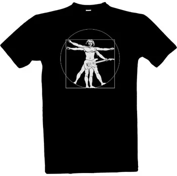 Pánské oblečení Tričko s potiskem Leonardo da Vinci - Vitruviánský muž pánské