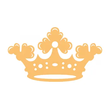 Samolepící dekorace Korunka 002 (08 - béžová) SAMOLEPKA NA AUTO, NÁLEPKA, FÓLIE, POLEP, TUNING, VLASTNÍ TEXT, TISK, AUTOSAMOLEPKY.cz, POLEPY, OBRÁZEK, LOGO, 3D STICKERS