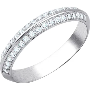 Prsten BRUNOshop.cz Stříbrný prsten TIARA se zirkony Velikost: 7 (EU: 54 - 56)