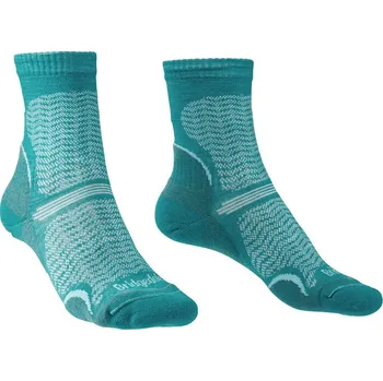 Pánské ponožky BRIDGEDALE HIKE UL T2 MP W Crew varianta: Teal L 7-8.5