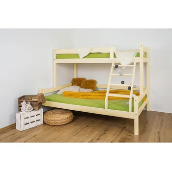 Dětská postel Vyspimese.CZ Dětská postel Bela patrová 120x200 cm, lak