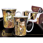 Carmani® Carmani - Porcelánové hrnky Gustav Klimt "Polibek + Adela" v dárkové krabičce - 2*300 ml