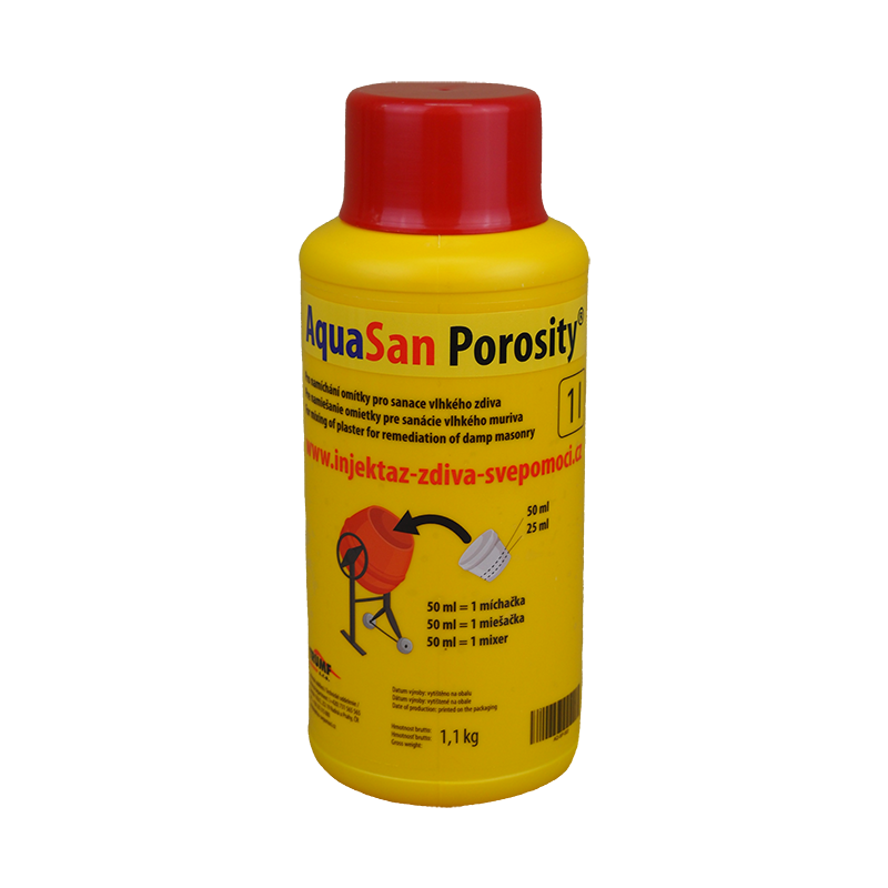 AquaSan Porosity® 1L sanační omítka svépomocí