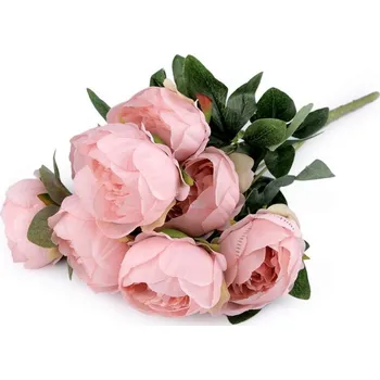 umělá květina Stoklasa Umělá kytice pivoňka 45 cm růžová
