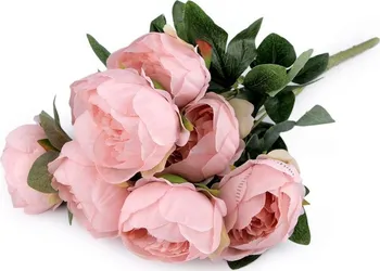 Umělá květina Stoklasa Umělá kytice pivoňka 45 cm růžová