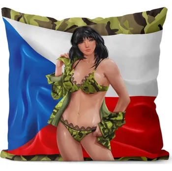 Dekorativní polštářek Polštář Vlastenkyně (Velikost: 40 x 40 cm)