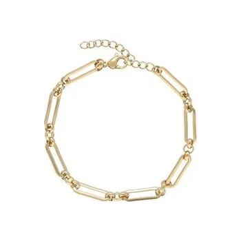 Náramek Doria Náramek řetízkový zlatý z oceli G619