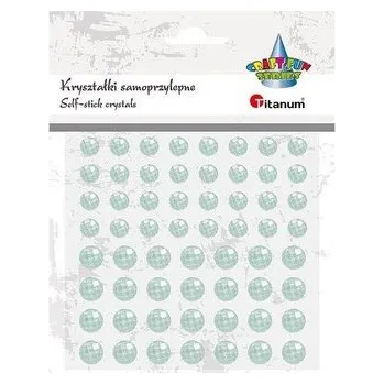Set školních potřeb Kryształki samoprzylepne okrągłe blady nieb. 60szt