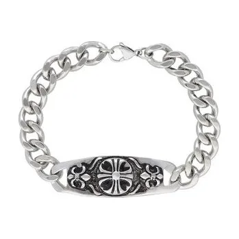 Náramek Doria Pánský náramek masivní stříbrný L346