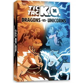 Desková hra Asmodée Nordics Tic Tac K.O.: Dragons vs Unicorns