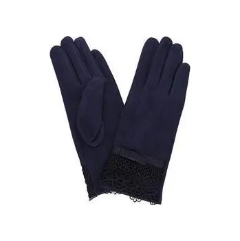 Rukavice Dámské rukavice modré s krajkou PRIUS