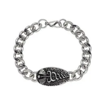 Náramek Doria Náramek "HAD" z oceli stříbrný L431