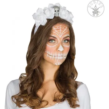 Karnevalový kostým Rubies 4150574 White Death čelenka do vlasů bílá