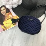 Kabelka crossbody semišová modrá Gallantry X126