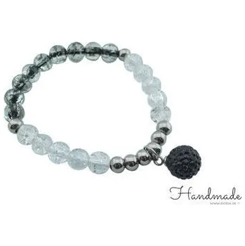 Náramek Doria Náramek z korálků s černou kuličkou H055