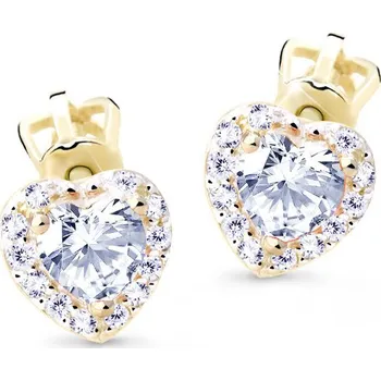 Náušnice Cutie Jewellery Zlaté náušnice pecky Z8015ZS-White