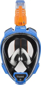 Potápěčská maska Ocean Reef Aria QR+ celoobličejová šnorchlovací maska modrá M/L