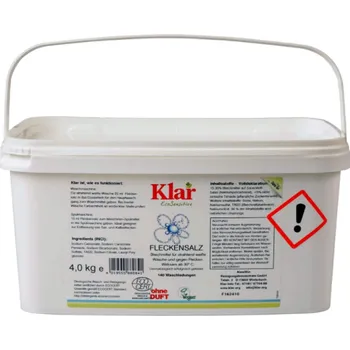 Odstraňovač skvrn Klar sůl na skvrny, bělidlo 4 kg