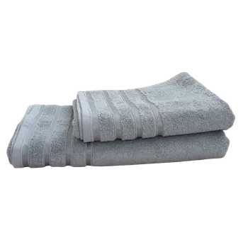 Osuška s bambusovým vláknem Světle šedá