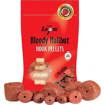 Carp Zoom STRAWBERRY HALIBUT HOOK PELLETS - S OTVOREM - 150 G průměr: 8 mm