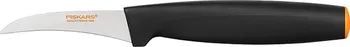 Kuchyňský nůž Fiskars Functional Form loupací zahnutý 7 cm černý