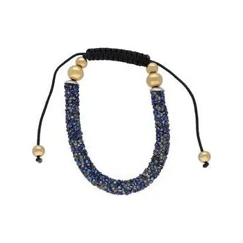 Náramek Doria Náramek na šňůrce z antracitových krystalů L464