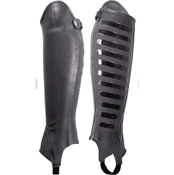 Chapsy EQUESTRO Minichapsy kožené Franky Equestro, černé M