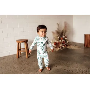 Snuggle Hunny Kids kojenecký overal Eucalypt GOTS Velikost: 68 Organická bavlna, GOTS