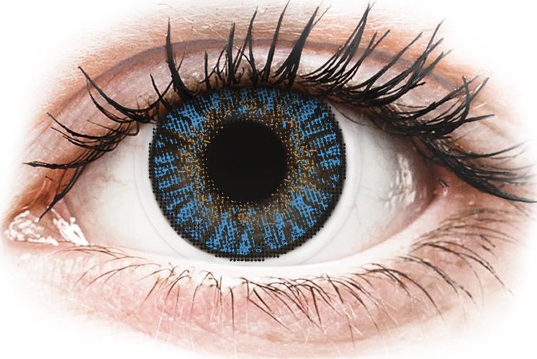 FreshLook ColorBlends - dioptrické (2 čočky) True Sapphire