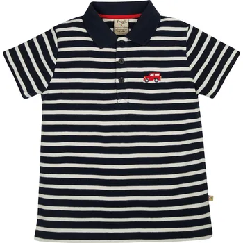 Chlapecké tričko Dětské triko s krátkým rukávem a s límečkem Auto Frugi Velikost: 2-3r