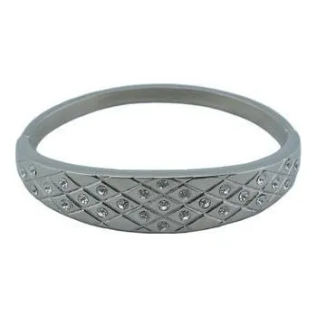 Náramek Doria Náramek stříbrný z oceli se zirkony STELLA