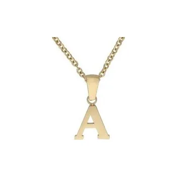 Řetízek Řetízek s písmenem A zlatá ocel