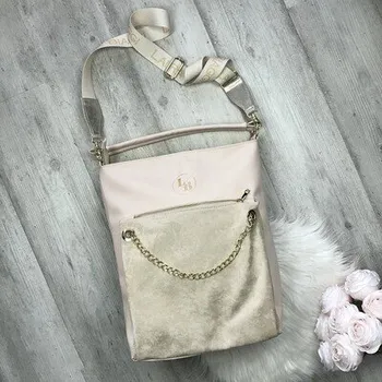 Kabelka Kabelka shopper Laura Biaggi X712 béžová / pudrová