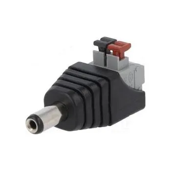 Příslušenství pro kamerový systém CP PLUS Napájecí DC samec konektor 2,5/5,5 s pružinovou svorkou