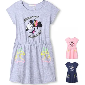 Dívčí šaty KUGO DÍVČÍ ŠATY "FUN" Barva: šedá, Velikost: 134