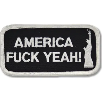 Nášivka Moto nášivka America Fuck Yeah ! 5cm x 10cm