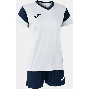 Dámský fotbalový set Joma Phoenix Velikost: M, Barva: bílá/tm.modrá