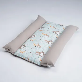 Přebalovací podložka Tulimese Podložka na přebalovací pult lesní partička cappuccino VÝBĚR VARIANTY PROVEDENÍ: ROZMĚR 70X50 CM