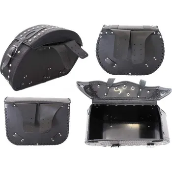 Zavazadlo na motocykl Kožené brašny na motorku Chopper RSA-16D