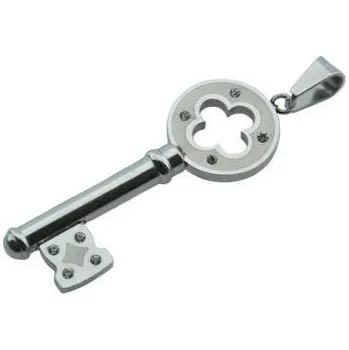 Přívěsek Doria Přívěsek stříbrný klíč z chirurgické oceli F042