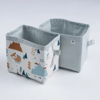 Zavinovačka Tulimese Košíček béžové teepee šedozelený VÝBĚR VARIANTY PROVEDENÍ: SOUPRAVA KOŠÍČKŮ