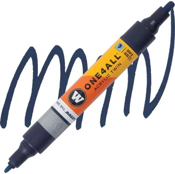 Akrylová fixa MOLOTOW One4All Twin 1,5-4mm, petrol