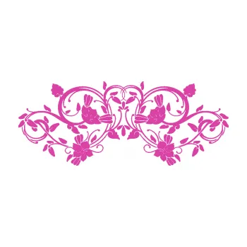 Samolepící dekorace Květina dekor 026 (16 - růžová) SAMOLEPKA NA AUTO, NÁLEPKA, FÓLIE, POLEP, TUNING, VLASTNÍ TEXT, TISK, AUTOSAMOLEPKY.cz, POLEPY, OBRÁZEK, LOGO, 3D STICKERS